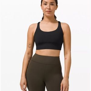 Lululemon Energy Sports Bra Long Line in black 10
